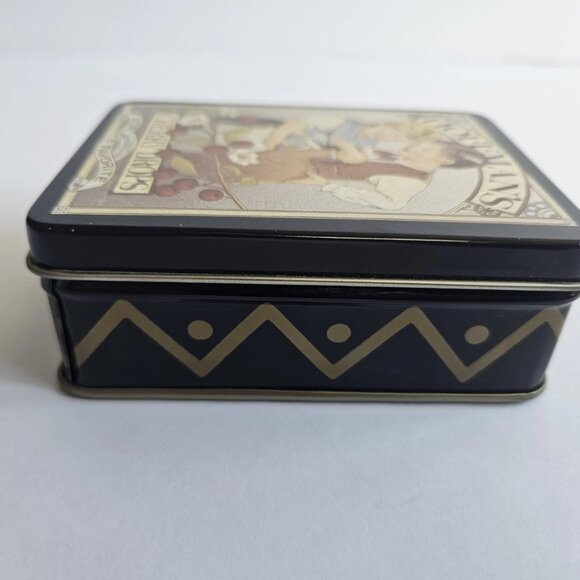 Vintage Hoffman's Cherry Cough Drops Small Tin Collectible Storage Container 4" - Picture 6 of 11